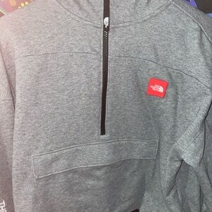 North face cropped hoodie
